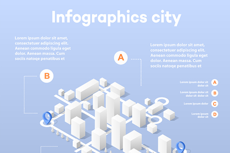 city-isometric-map
