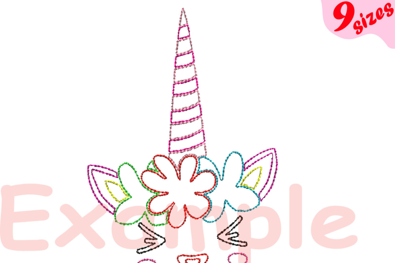 outline-unicorn-embroidery-design-machine-instant-download-commercial-use-digital-file-icon-symbol-sign-cute-smile-face-happy-girl-horn-flower-137b
