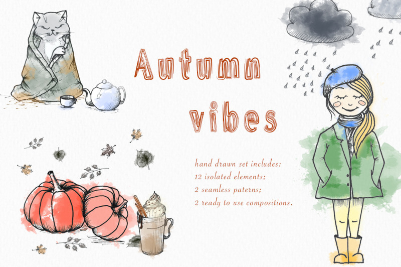 autumn-vibes-hand-drawn-set