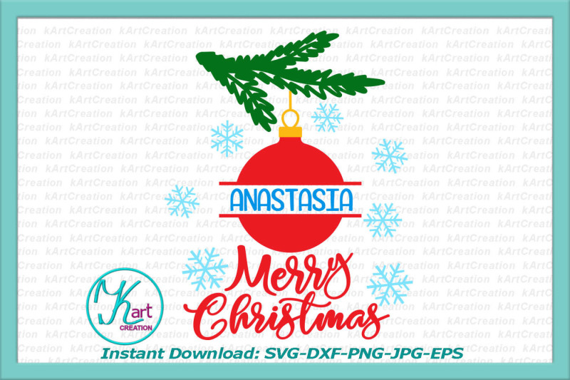 Download Christmas monogram svg, Christmas ornament monogram svg ...