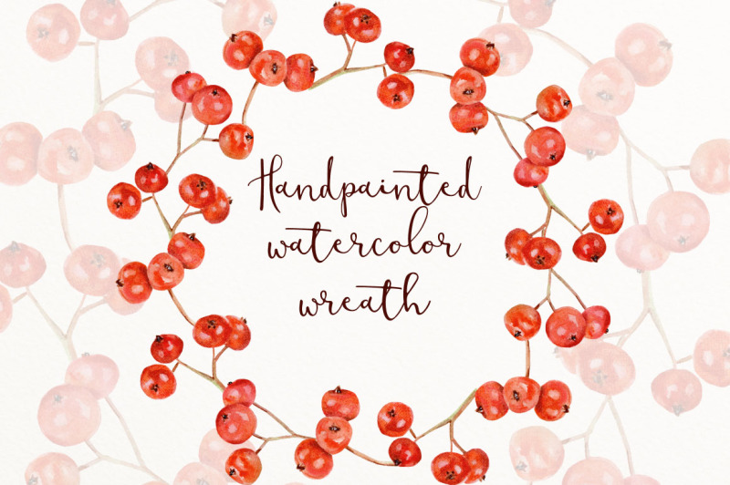 red-berry-watercolor-wreath