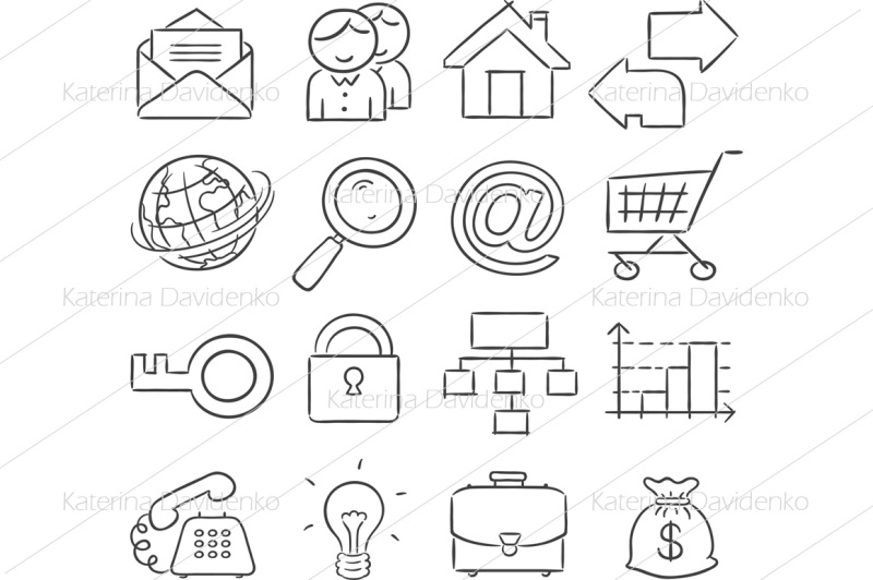 hand-drawn-web-and-business-icons