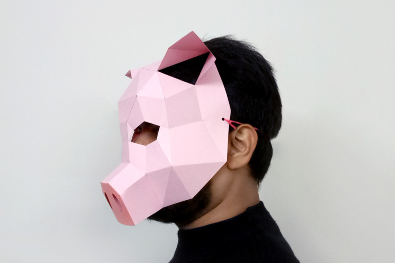 diy-pig-mask-3d-papercraft
