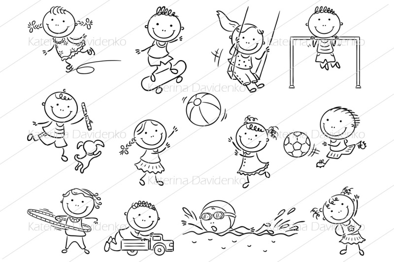 set-of-cartoon-kids-outdoor-activities-sports-and-games