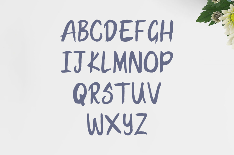 hanma-brush-font