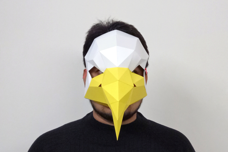 diy-eagle-mask-3d-papercraft