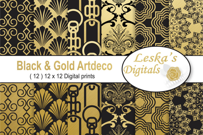 new-years-art-deco-digital-papers