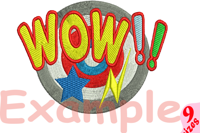 wow-comic-book-embroidery-design-machine-instant-download-commercial-use-digital-file-icon-symbol-sign-pop-word-art-speech-bubbles-superhero-bubbles-comics-speech-ballons-super-hero-146b