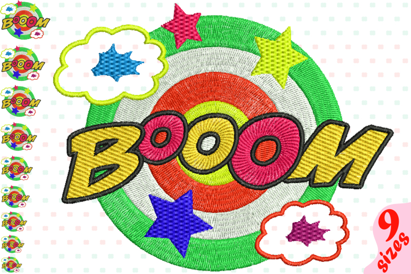 booom-comic-book-embroidery-design-machine-instant-download-commercial-use-digital-file-icon-symbol-sign-pop-superhero-speech-bubbles-super-hero-pop-art-word-148b