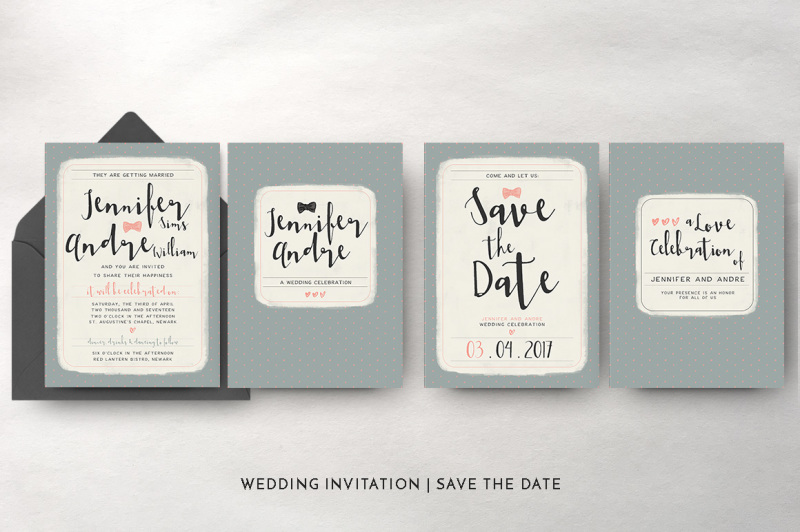sweet-polka-dots-wedding-invitation-suite