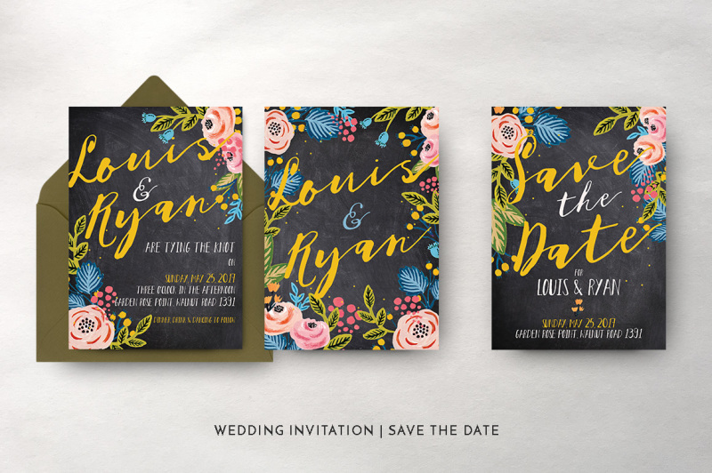 black-floral-wedding-package-suite