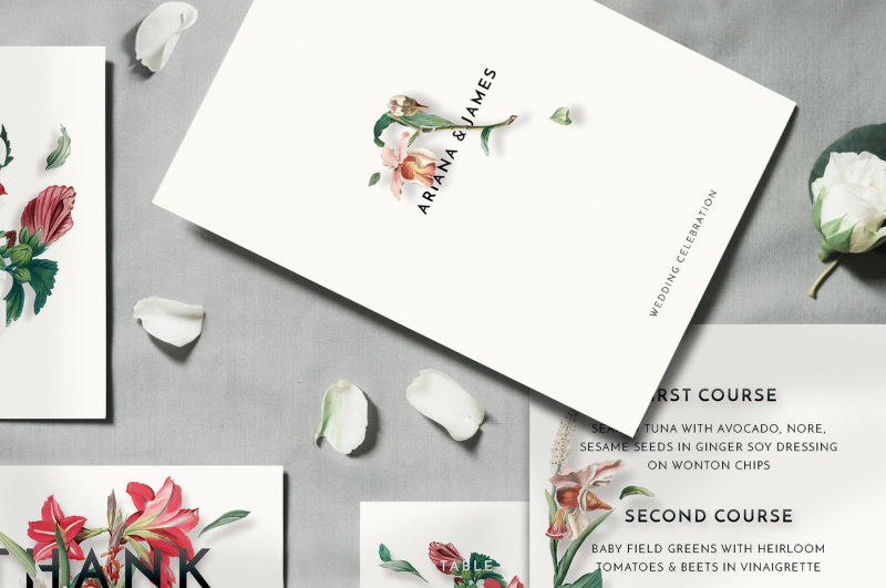 modern-vintage-floral-wedding-invitation-suite