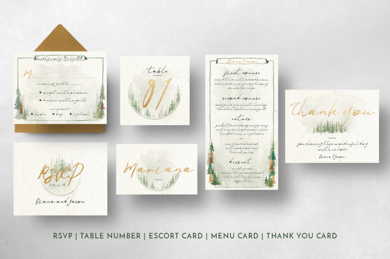 watercolor-forest-wedding-invitation-suite