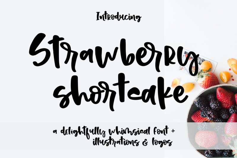 strawberry-shortcake-font-and-extras