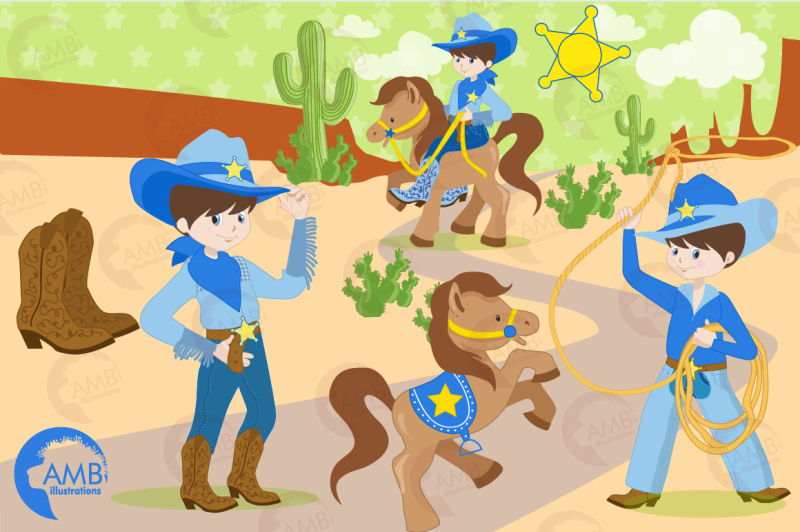 cowboy-clipart-graphics-illustrations-amb-184