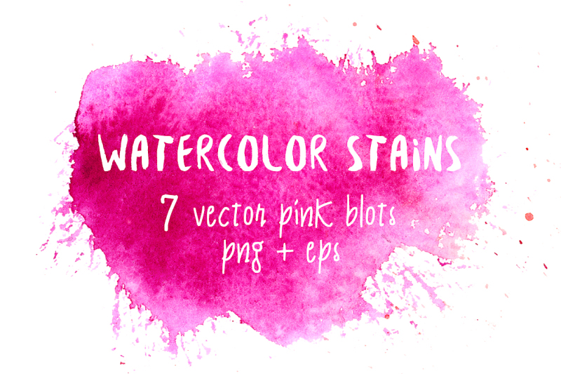pink-watercolor-stains