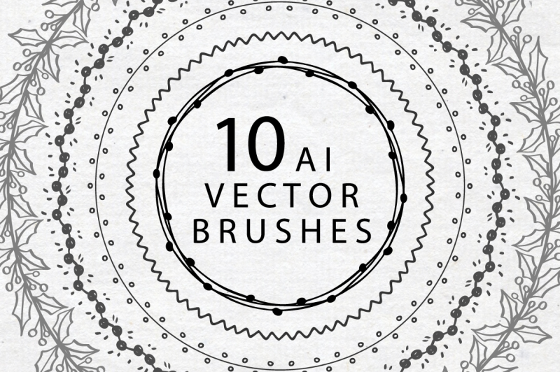 set-of-christmas-vector-brushes