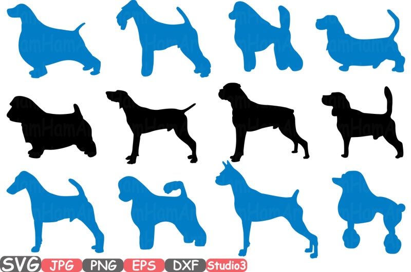 dogs-silhouette-cutting-files-svg-dog-school-clipart-party-animals-illustration-dog-contest-set-digital-eps-png-dxf-jpg-clip-art-vector-studio3-243s