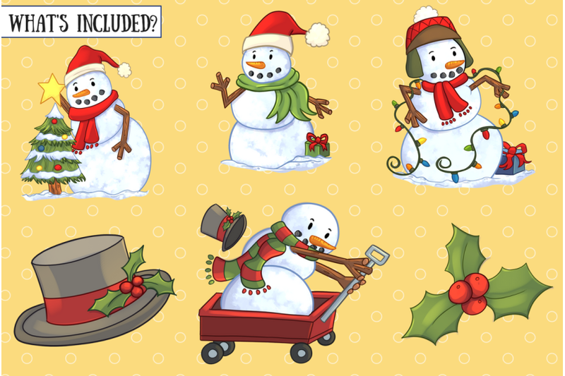 winter-snowmen-collection