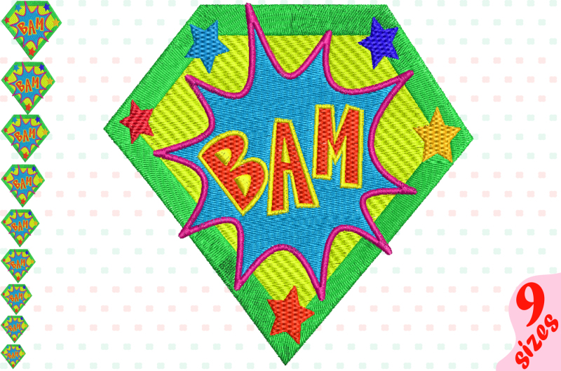 bam-comic-book-embroidery-design-machine-instant-download-commercial-use-digital-file-icon-symbol-sign-pop-superhero-speech-bubbles-super-hero-pop-art-word-149b