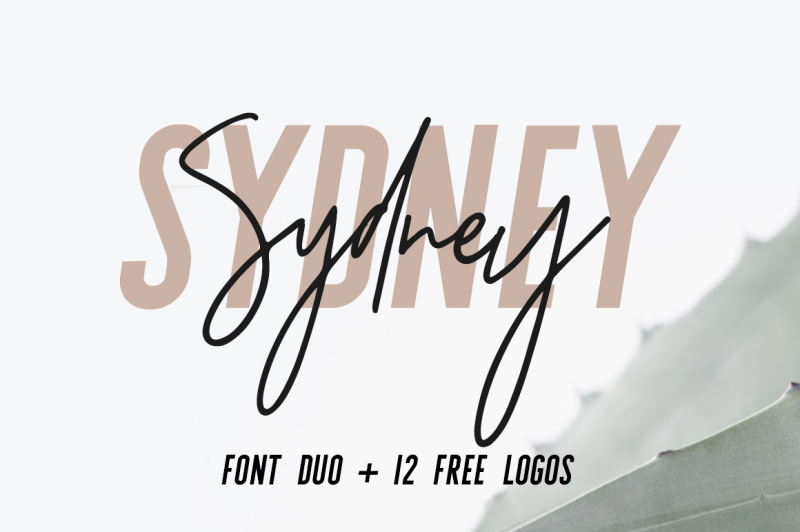 sydney-font-duo-12-free-logos