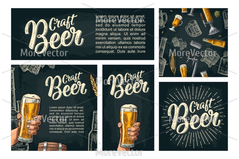 two-male-hands-holding-a-beer-glass-craft-beer-calligraphic-lettering-vintage-color-vector-engraving
