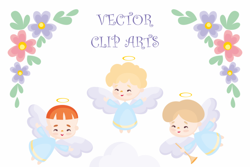 cute-angels-vector-clip-arts