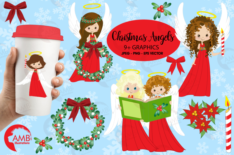 christmas-angels-clipart-graphics-illustrations-amb-1119