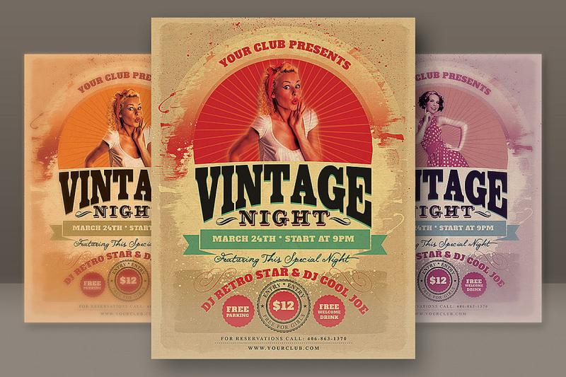 vintage-night-party-flyer