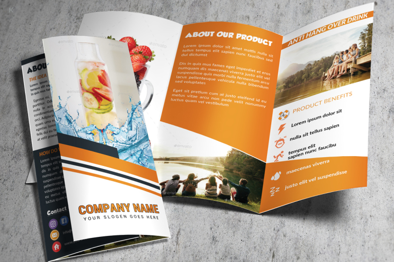 healthy-drinks-trifold-template