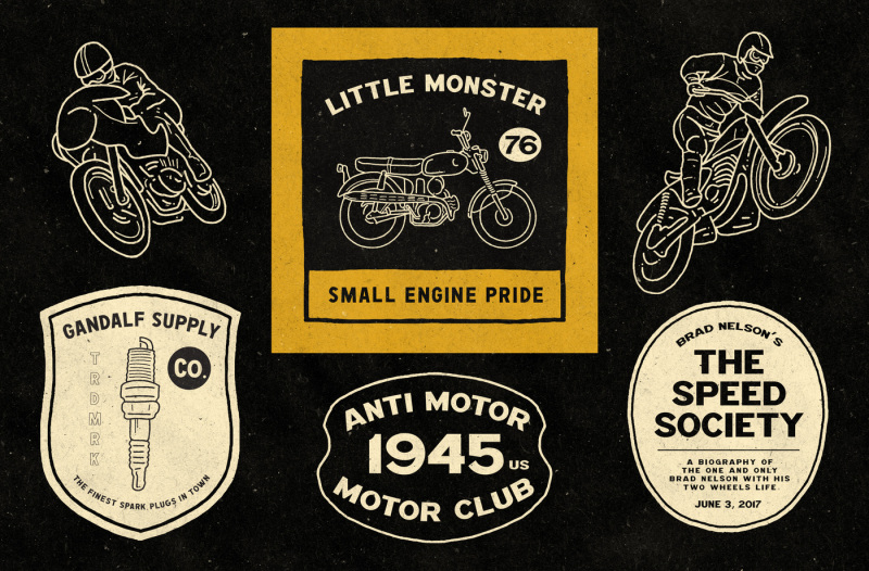 ride-slow-motorcycle-font-bundle