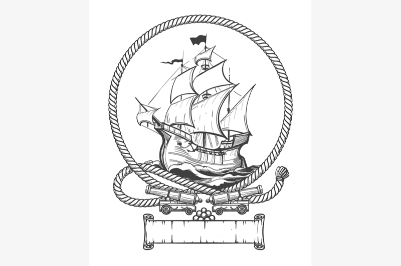 sailing-ship-engraving-illustration