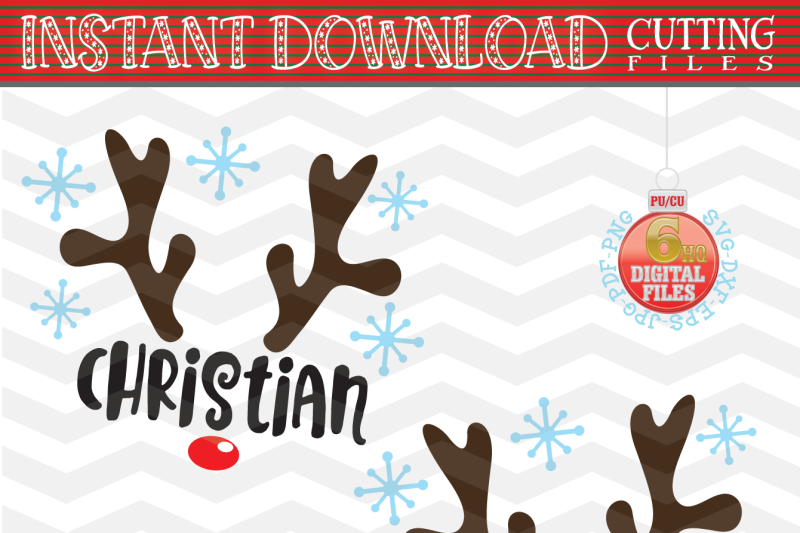 Download Reindeer Svg - Reindeer face Cut Files - Christmas Reindeer SVG - Reindeer Name Svg - Christmas ...