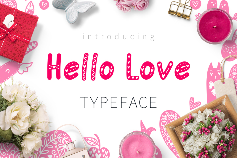 hello-love-valentine-s-day-font