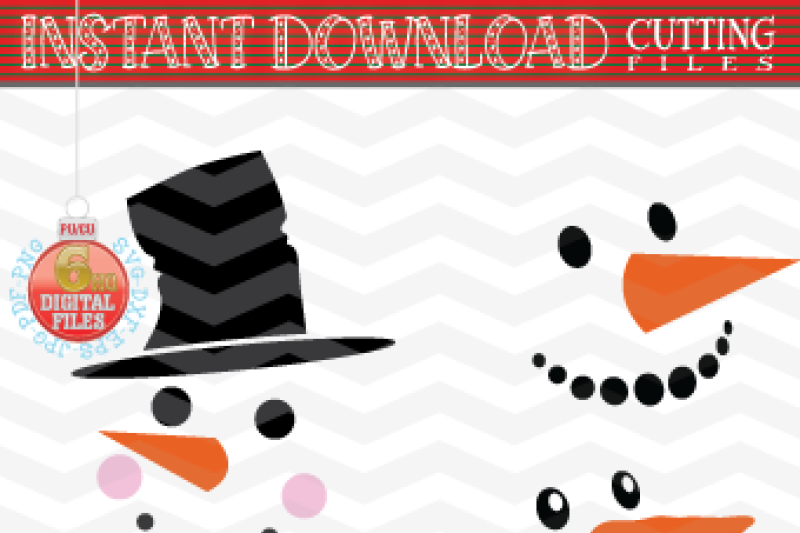 Download Snowman Svg Snowman Faces Svg Christmas Svg Snow Svg Xmas Svg Cutting File Winter Clipart Svg Dxf Eps Png Jpg Pdf By Blueberry Hill Art Thehungryjpeg Com