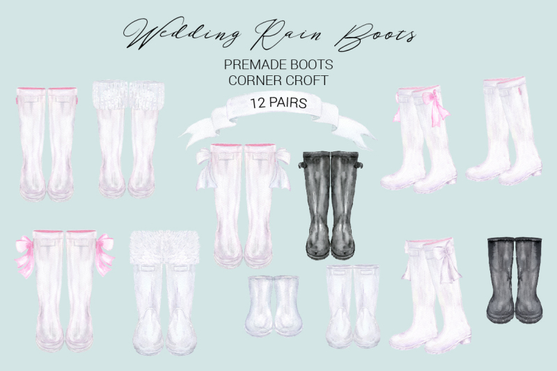 watercolor-wedding-rain-boots