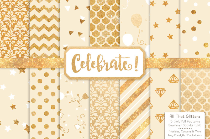 celebrate-gold-glitter-digital-papers-in-cream