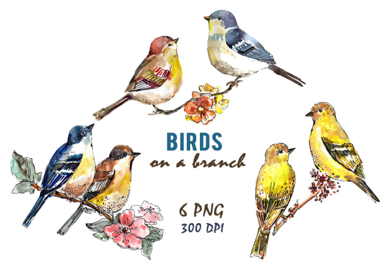 birds-on-a-branch-in-watercolor