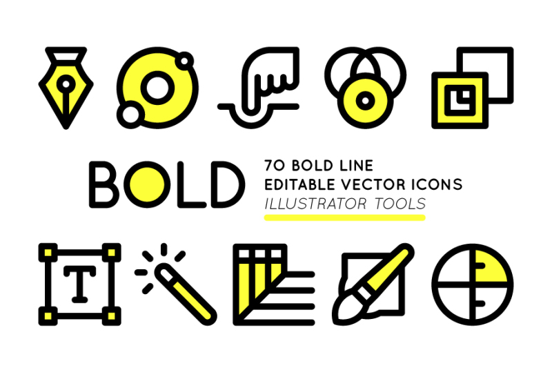 bold-adobe-illustrator-tools-icons