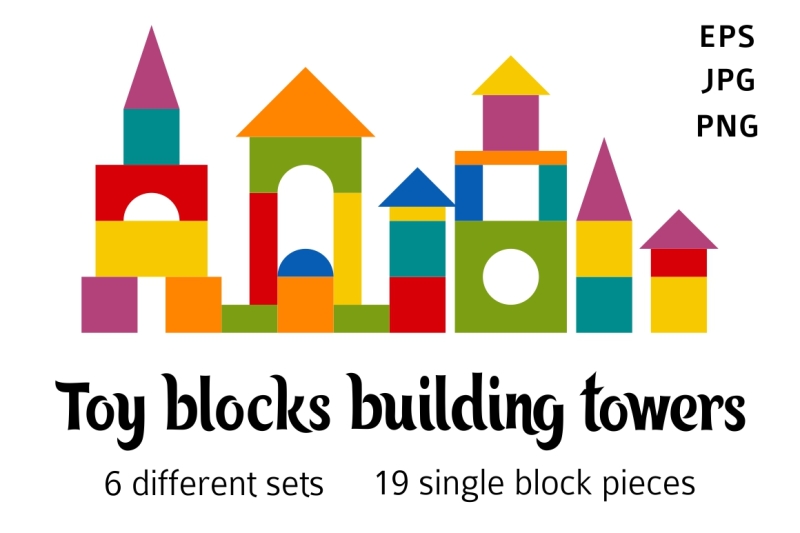 toy-blocks-flat-building-towers