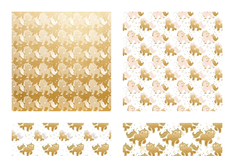 scrapbook-paper-little-pony-pattern