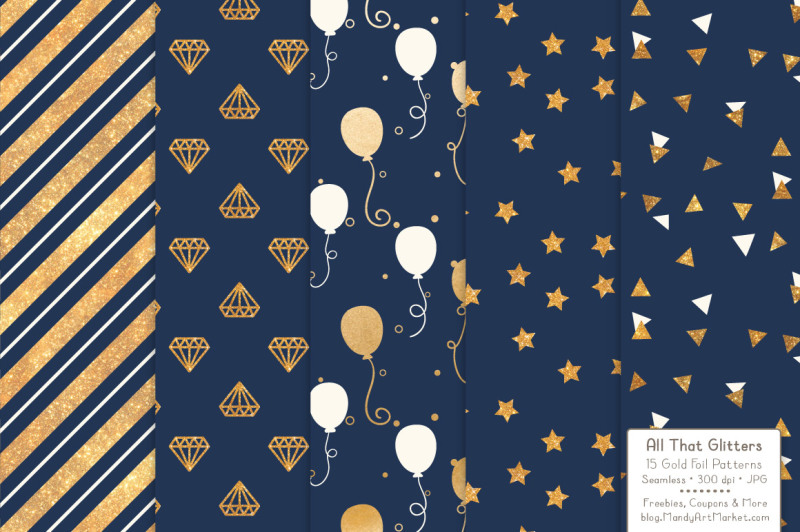 celebrate-gold-glitter-digital-papers-in-navy
