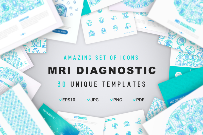 mri-diagnostic-icons-set-concept