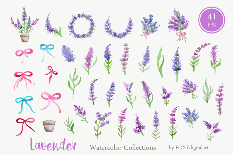 lavender-clipart-watercolor-lavender-clipart