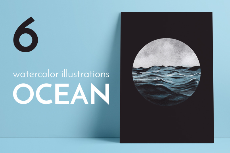 watercolor-ocean