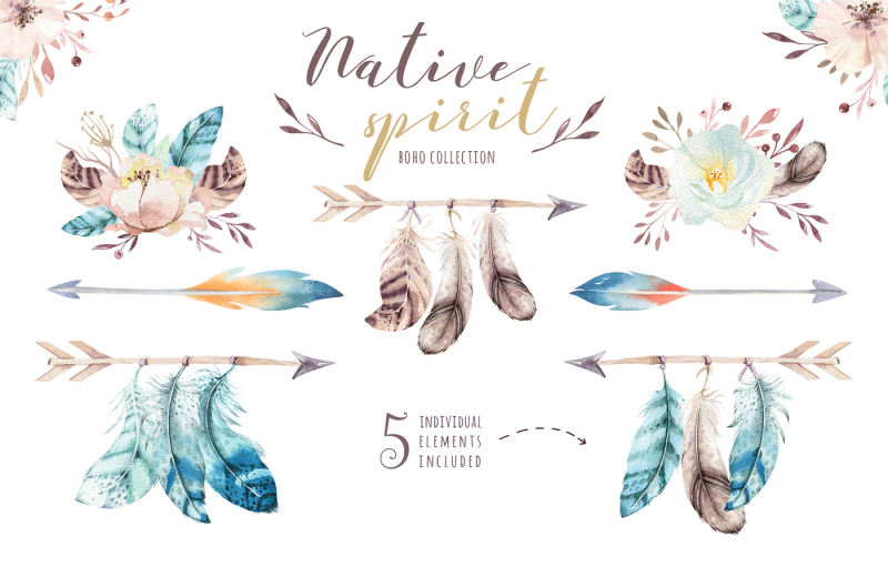 native-spirit-watercolor-collection