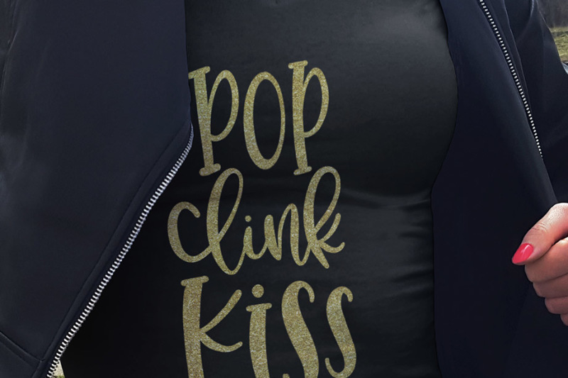 pop-clink-kiss-hand-lettered-svg