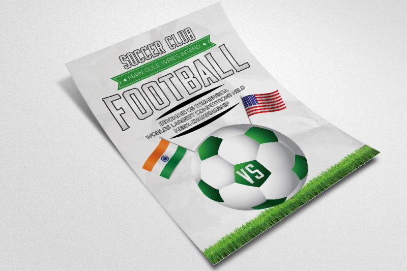 football-match-flyer-template