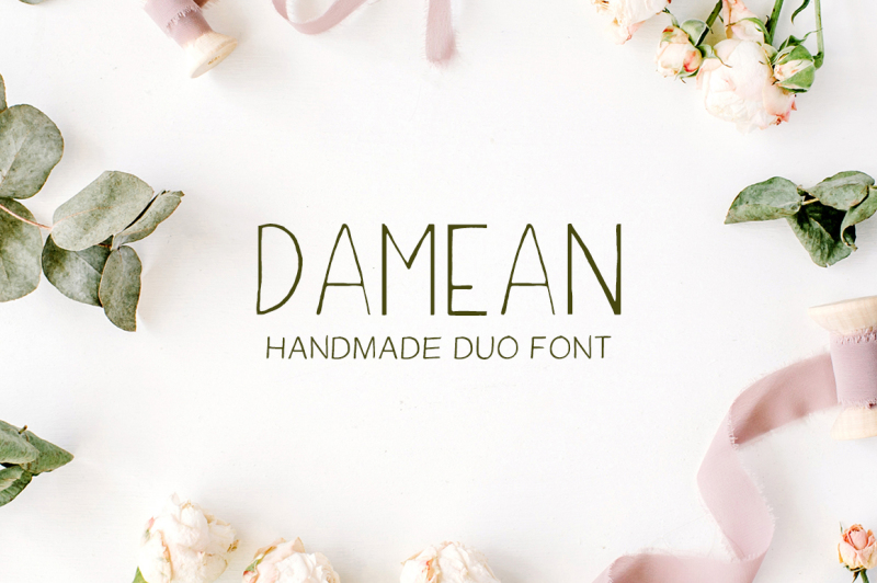 damean-handmade-duo-font