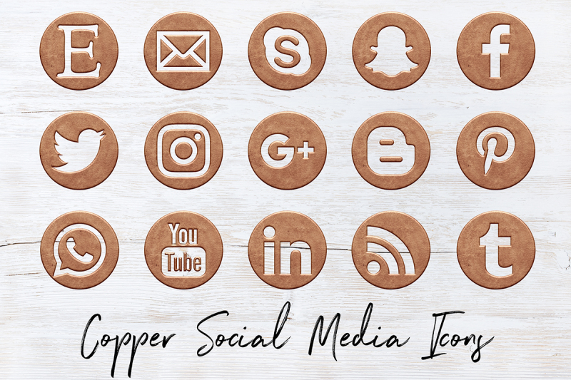 vintage-copper-social-icons-pack